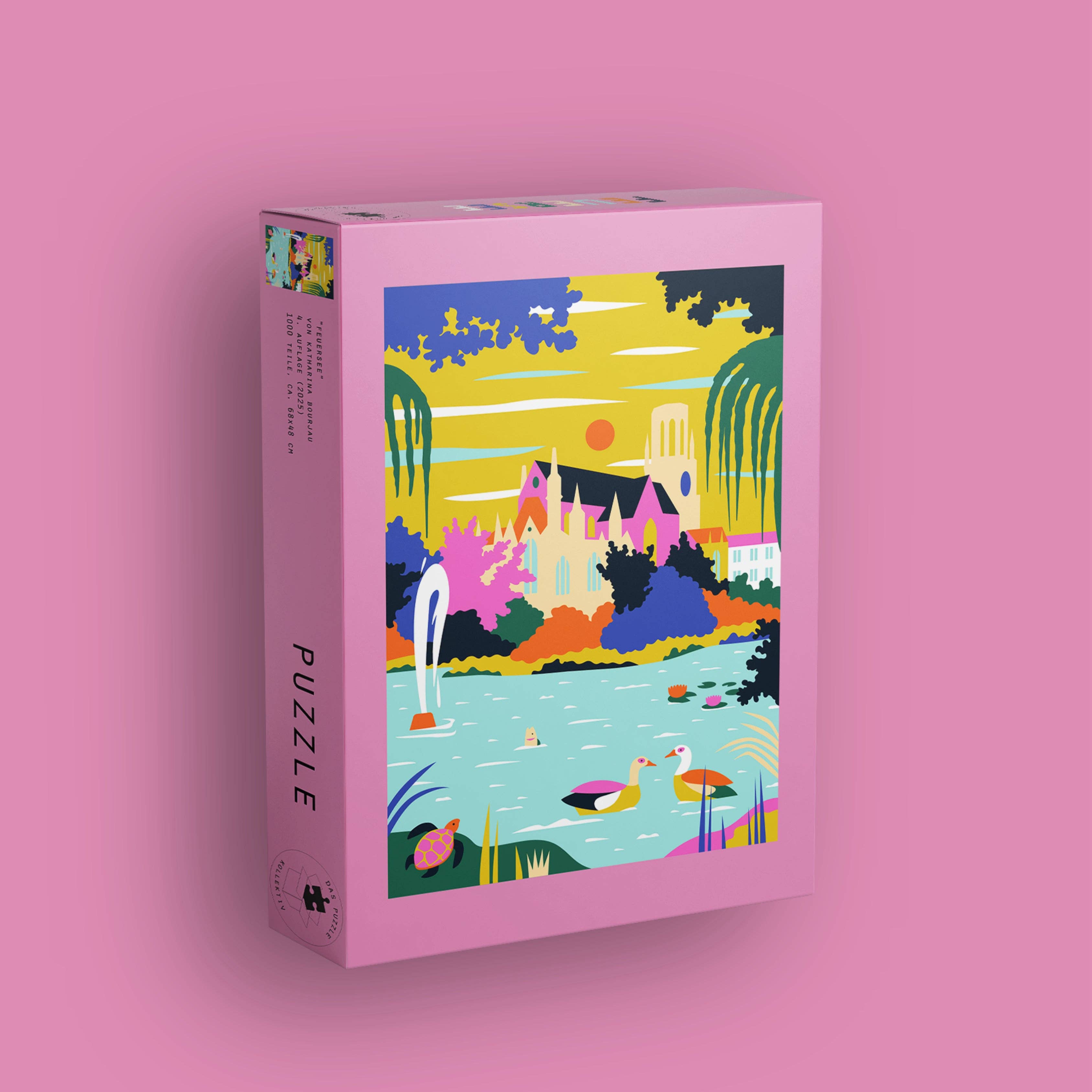 Das Puzzle Kollektiv - Vente Puzzle – adulte - Feuersee - Puzzle de 1000 pièces par Katharina Bourjau0