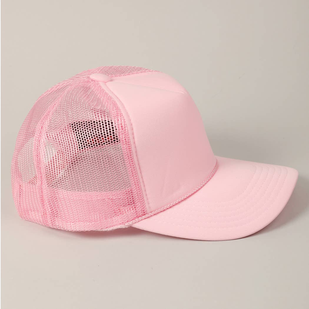 Fashion City - Wholesale Trucker Hat - Unisex - Solid Color OTTO 5-Panel Foam Mesh Back Trucker Hat21