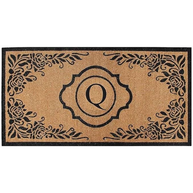 A1 home collections - Wholesale Door Mat - A1HC Coir Anti-Shed Treated Monogrammed Doormat 36X72
