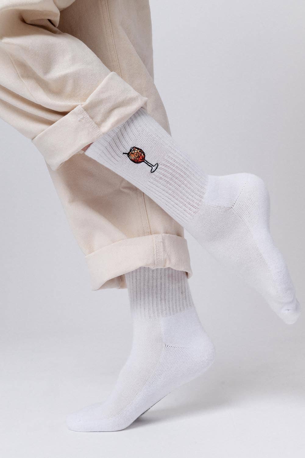 Fashion Drinks - Wholesale Socks - Unisex - Spritz | Embroidered organic cotton socks6
