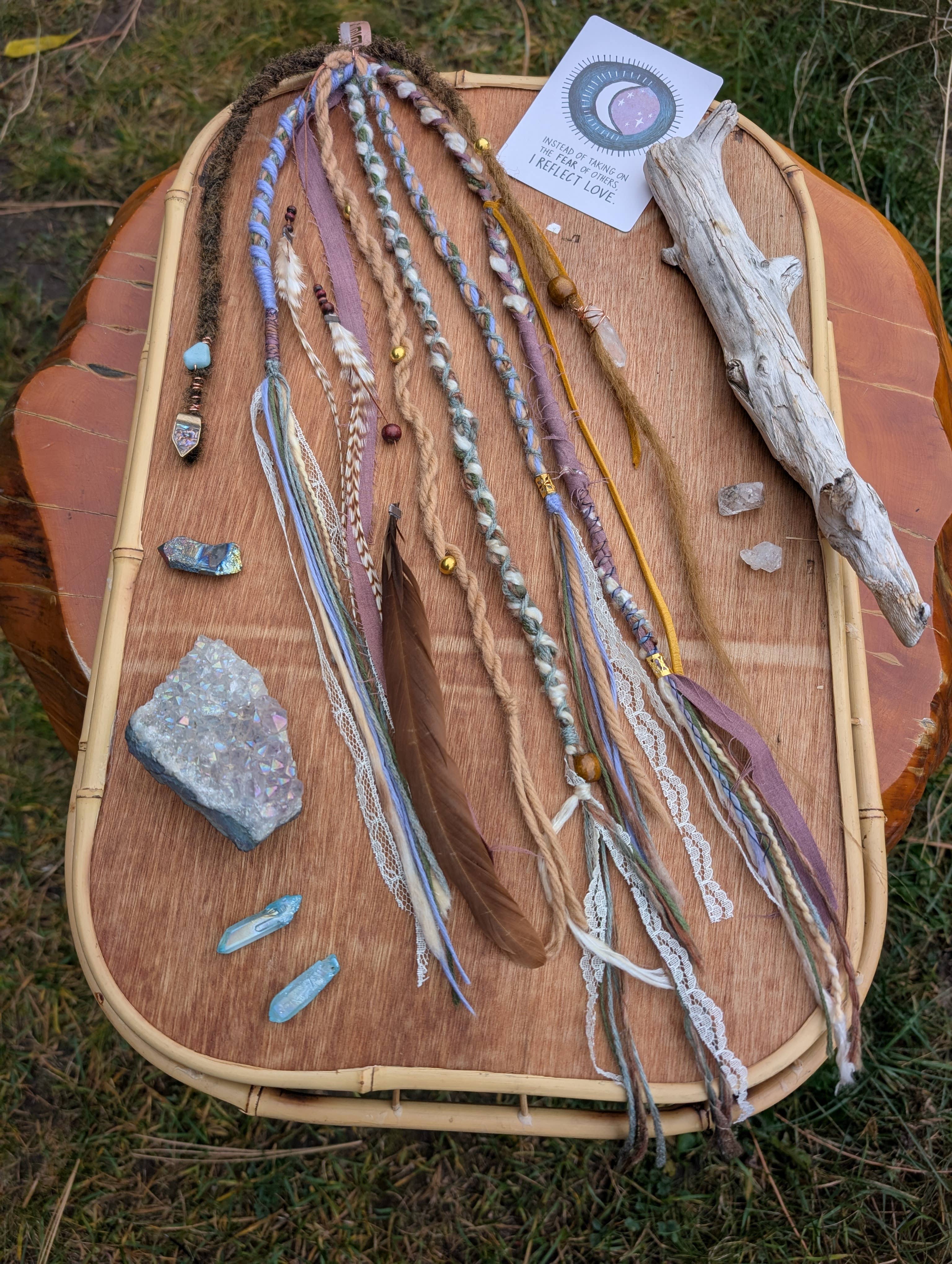 Sea Gypsy Designs - Vente Extensions de cheveux - Choisissez vos couleurs ! BOHO ∆ GYPSYDREADS multicouches10