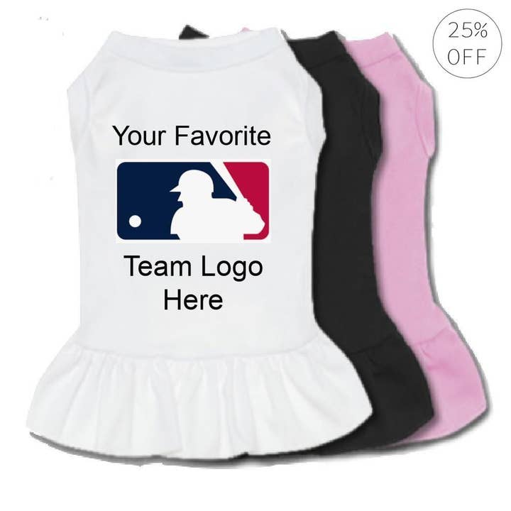 MLB Team Logo Hundekleid für den Großhandel von The Honest Dog Company