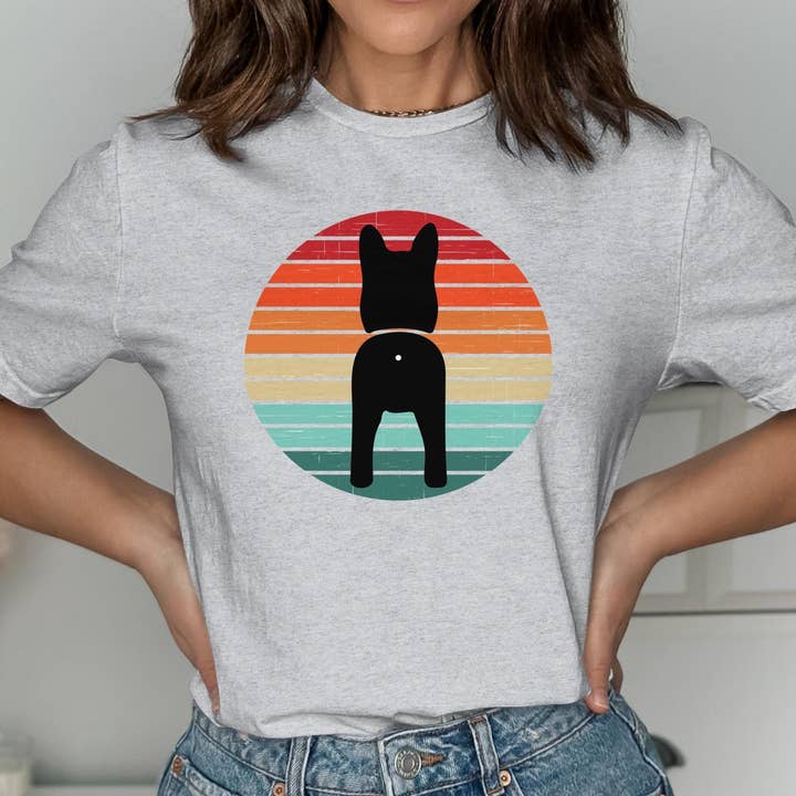 Divertente maglietta German Shepherd Butt per la vendita all'ingrosso da parte di Peaches Mommy