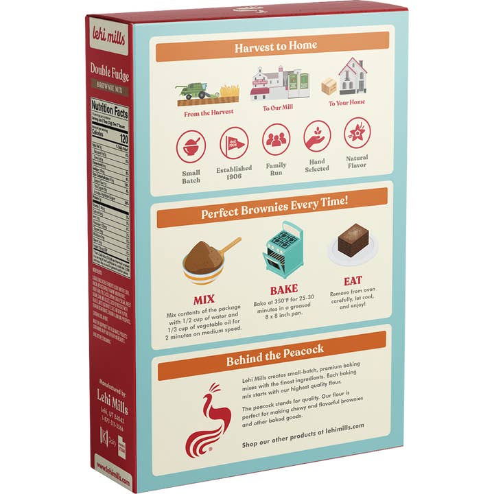 Lehi Mills – Engroshandel Browniemix – Dobbelt Fudge Brownie