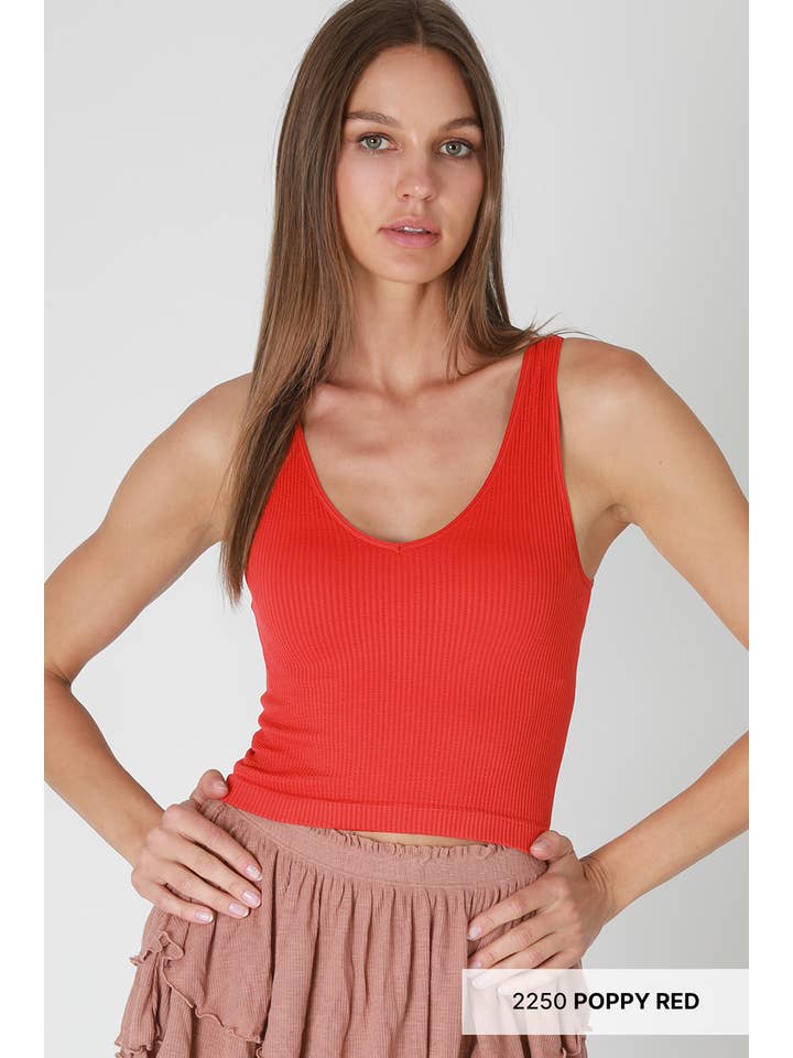 NIKIBIKI - Wholesale Knit Top - Women's - NS8152 - Reversible Ribbed Crop Top6