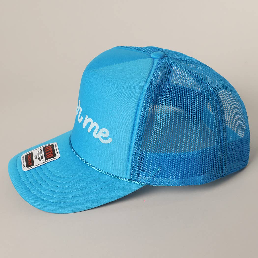 Fashion City – Engroshandel Trucker hat - Unisex – Øl Mig Tekst Printet Mesh Ryg Skum Trucker Kasket8