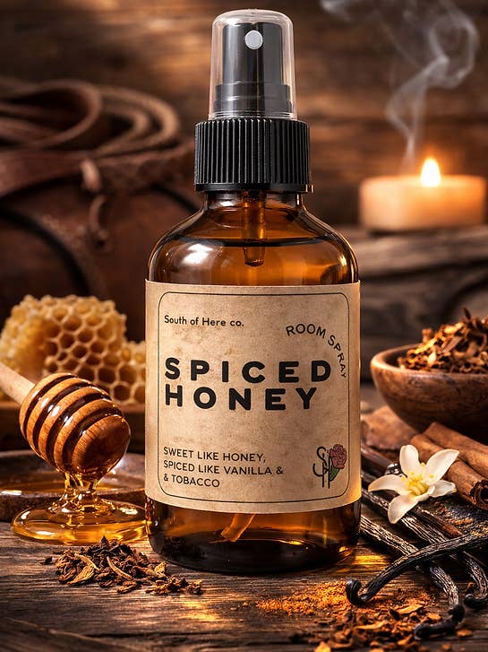 Spiced Honey (Room Spray) for wholesale by South Of Here Co