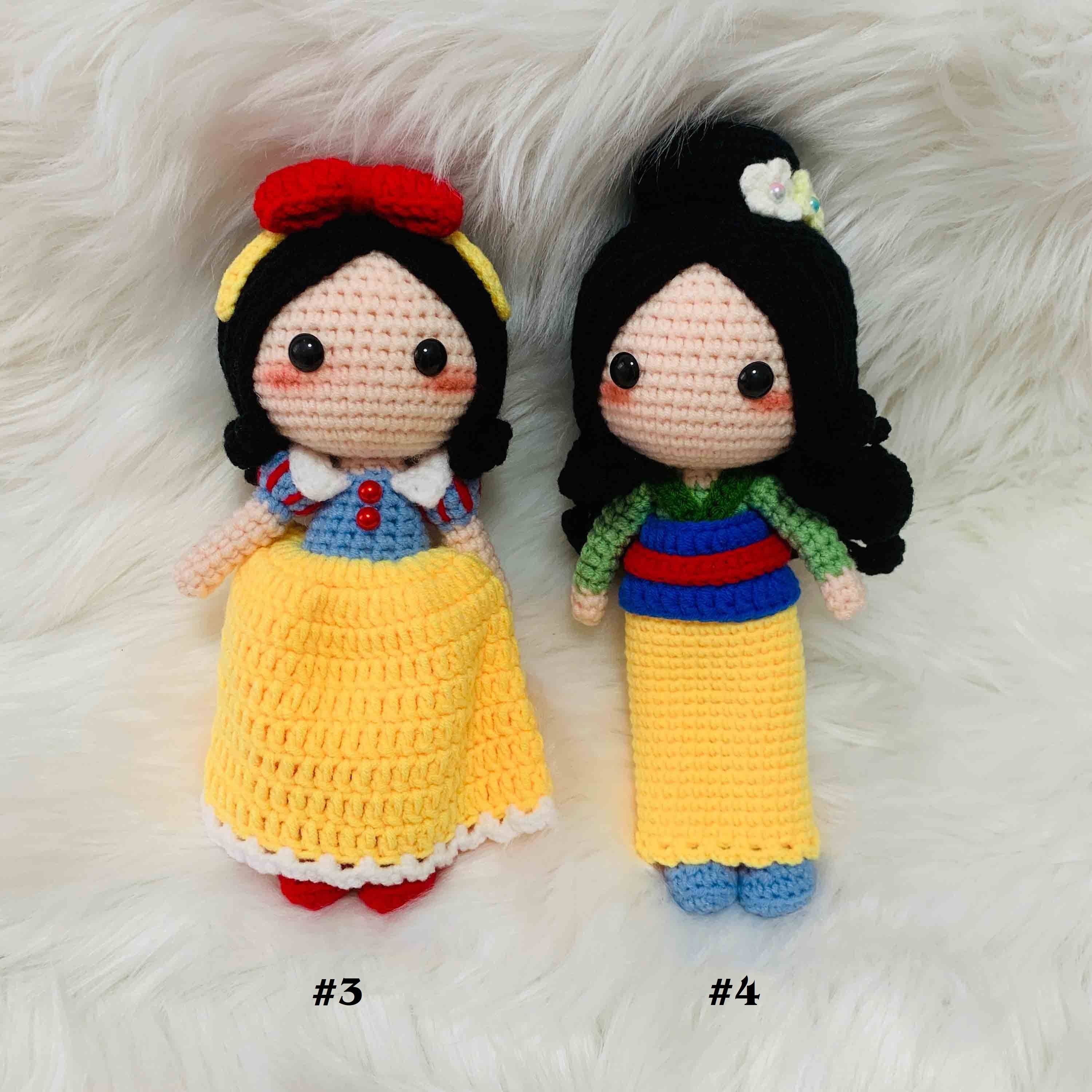 Anh2 LTD - Wholesale Doll - Kids - Crochet Cute Crochet Princess Doll, Handmade Amigurumi Doll1