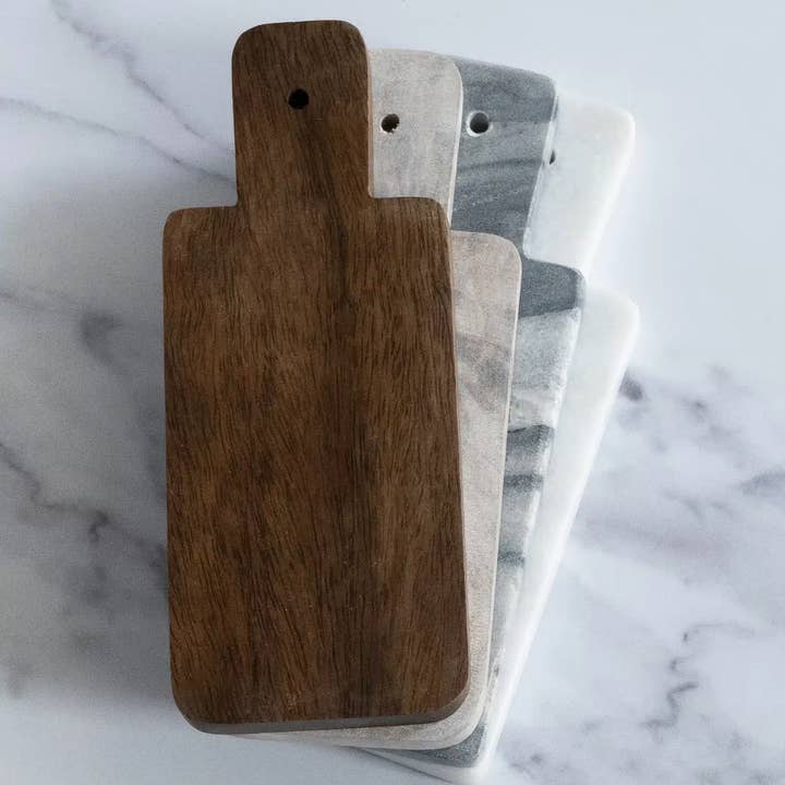 Made Market Co. - Wholesale Cheese Board - Marble & Wood Mini Board Set