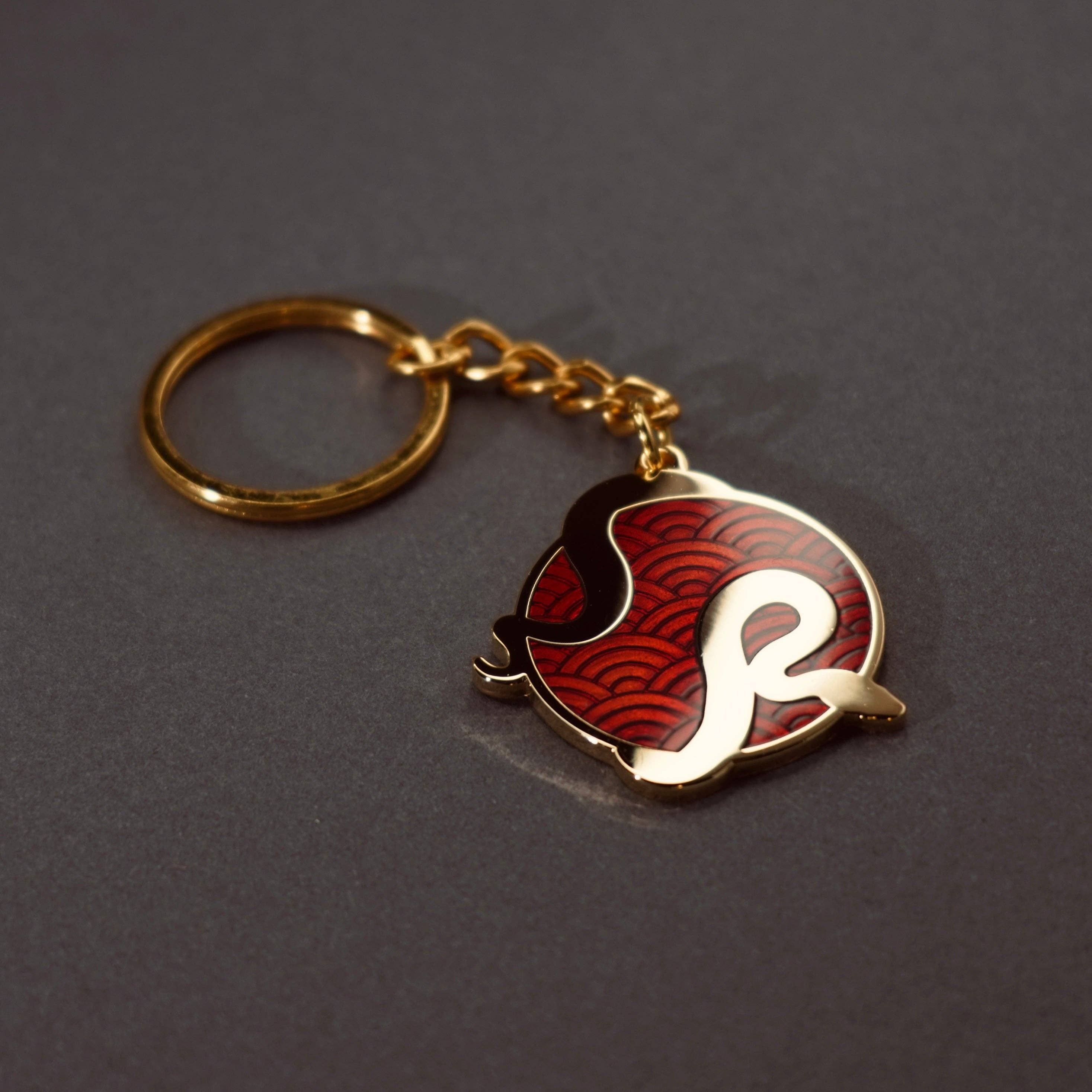 Kirin Koncept - Wholesale Keychain - Unisex - Lucky Snake - Enamel Keychain