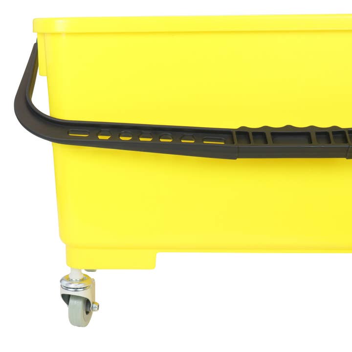 Arkwright Home - Wholesale Mop - Flat Mop Bucket - 6 Gallons with Ergonomic Handle - Yellow6
