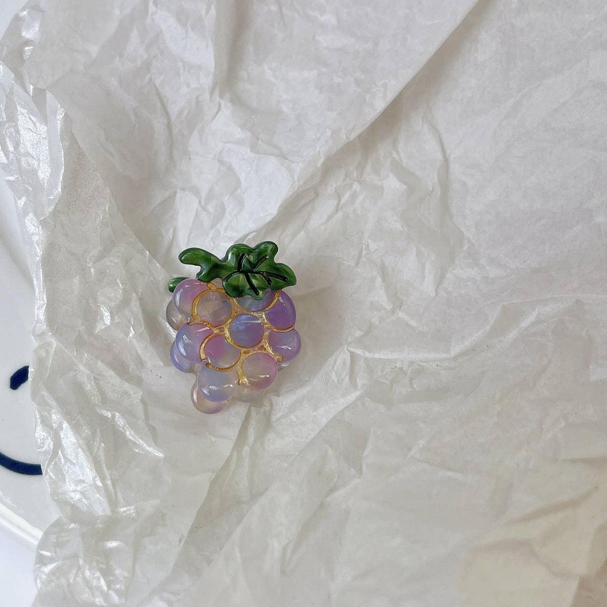 ACCITY - Wholesale Hair Clip - Women's - Mini Fruit Hair Claws, Strawberry & Lemon Clips_CWAHA13312