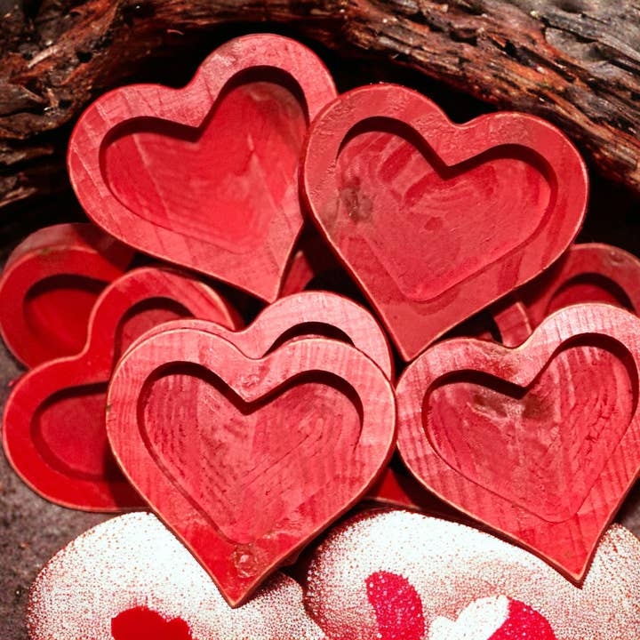 Mini Heart Bowls Candle Ready Bundle of 10 - Candle Holder for wholesale by McCain's Furniture Co