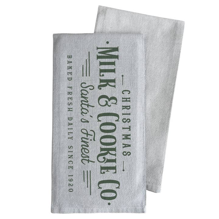 Porter Lane Home - Wholesale Tea Towel - Milk & Cookie Co Tea Towel2