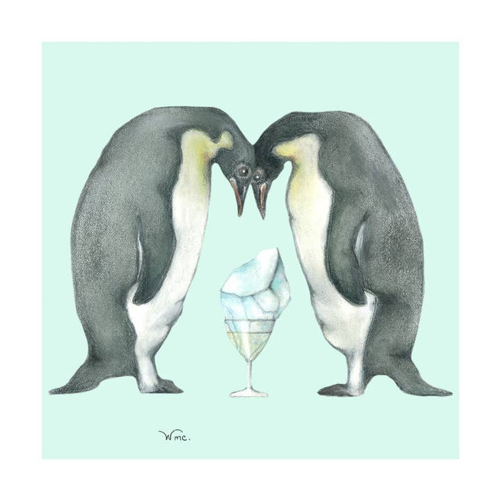 Changement climatique des pingouins pour la vente par Wendy McCarthy