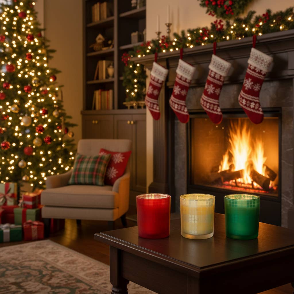 Mixture Home - Vente Bougie en bocal - Bougie en flanelle de vacances3