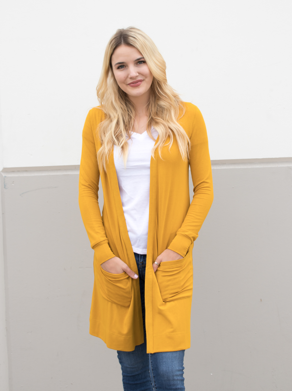 Tickled Teal - Wholesale Cardigan - Women's - Long Pocket Cardigan8