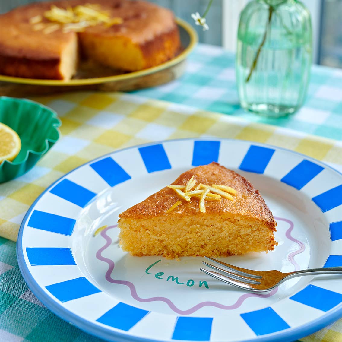 Talking Tables EU – wholesale Tallrikar – Bon Appetit citron emaljstallrik – 25 cm2