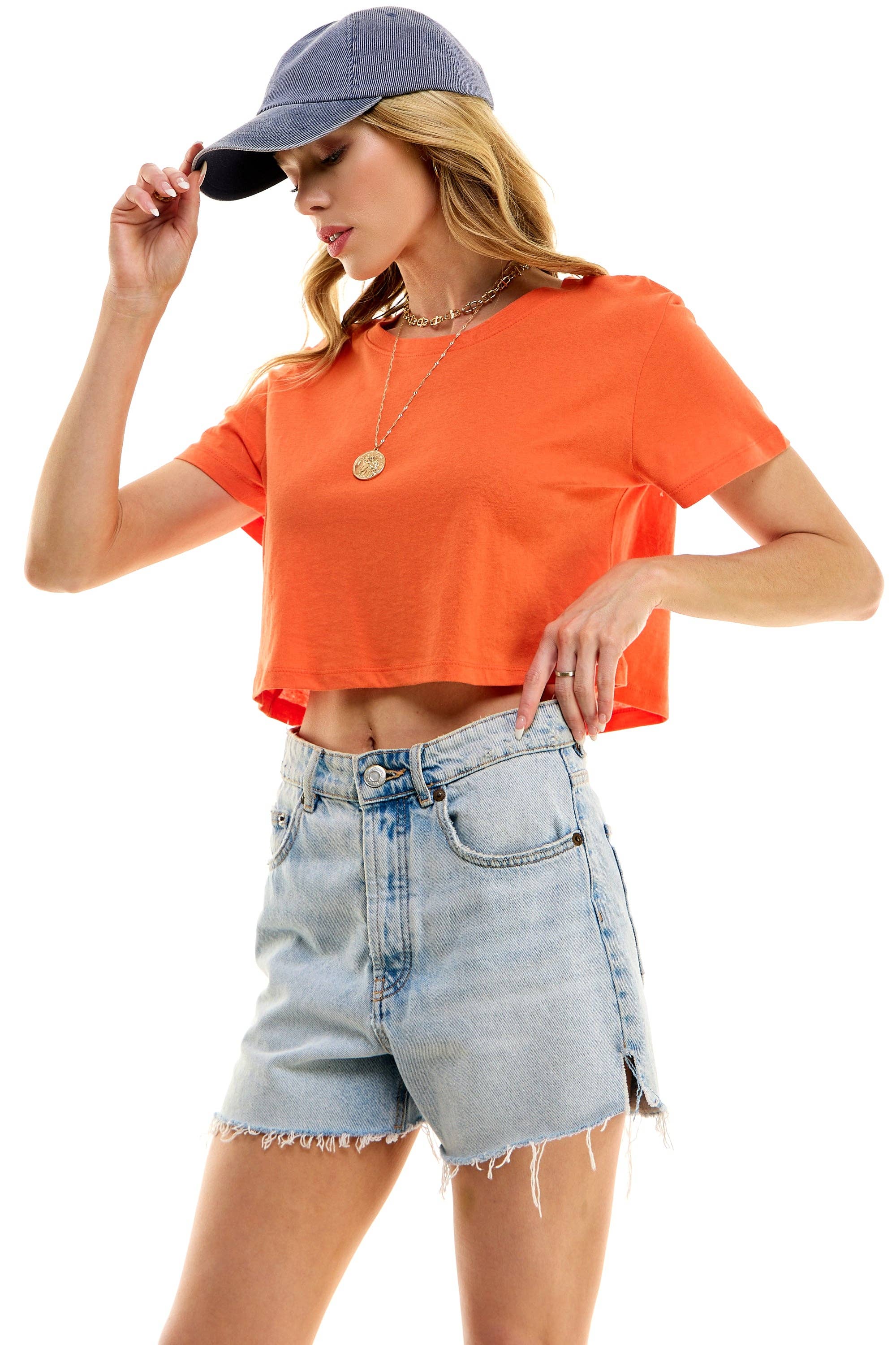 LOVING PEOPLE - Wholesale T-Shirt - Women's - Premium Cotton Crop Tees127