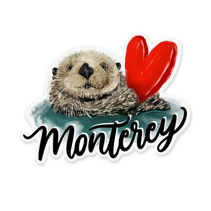 doodles.ink. - Wholesale Sticker - Sea Otter Sticker