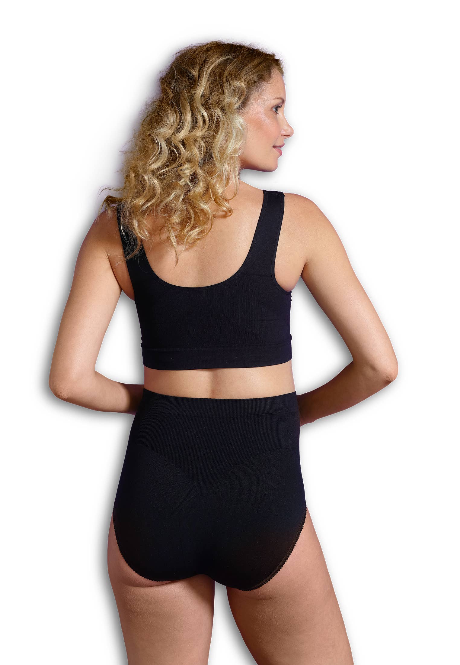 Carriwell - Vente Sous-vêtements - Culotte de maternité de soutien légère et sans coutures (blanche)6