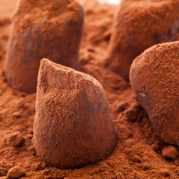 Coco Pzazz – wholesale Chocolate – Simply Plain Dusted Truffles1