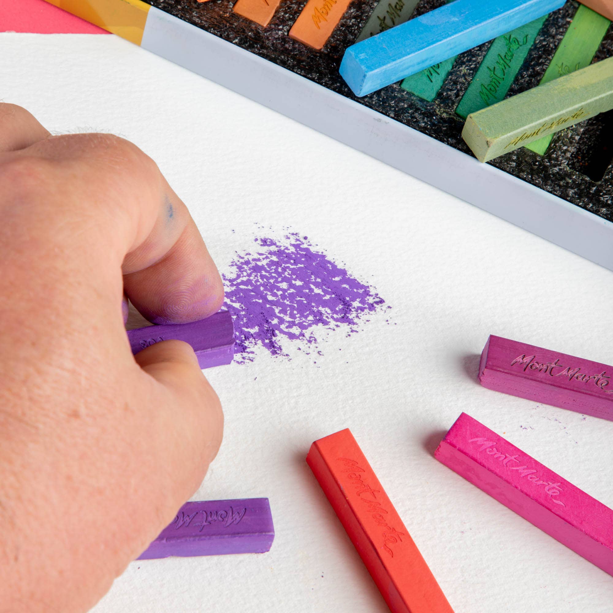 Mont Marte Usa, Inc. - Wholesale Pastels - MM Soft Pastels 36pc in Tin3