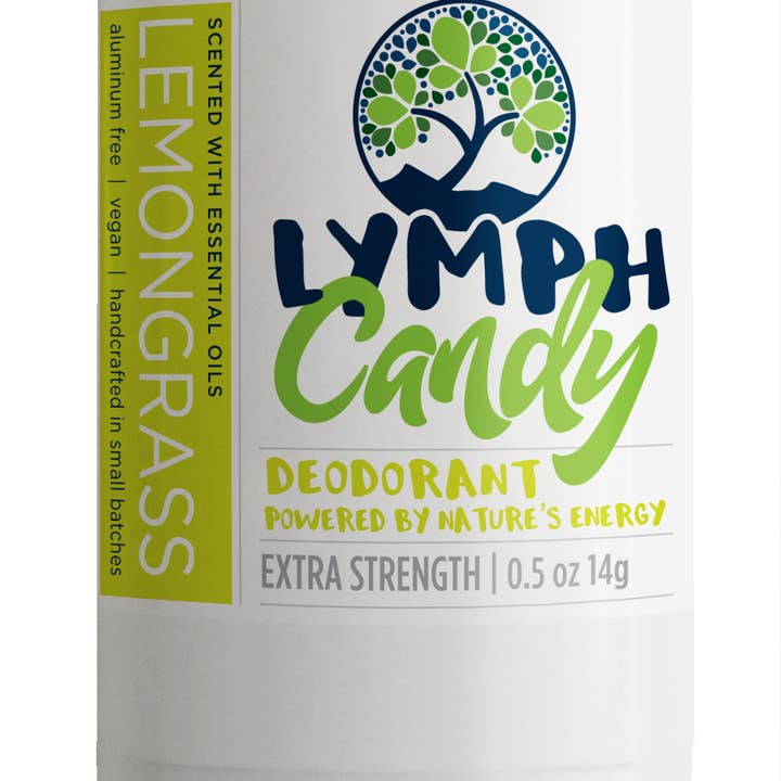 Lemongrass Deodorant for wholesale by Lymph Candy LLC