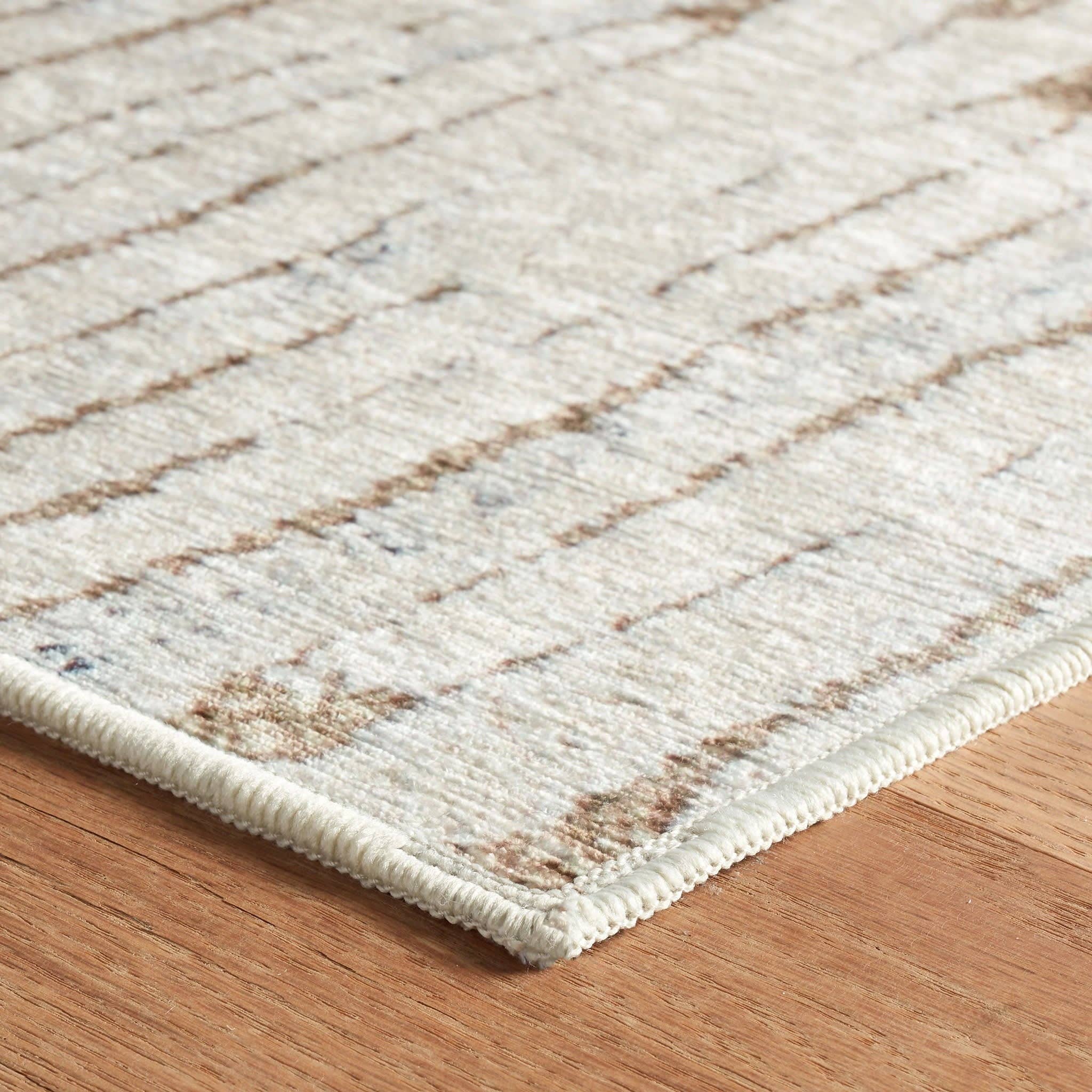 Annie Selke - Wholesale Area Rug - Malone Machine Washable Rug | Oatmeal4
