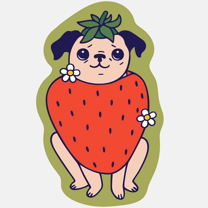 The Good Twin - Wholesale Sticker - Strawberry Buffy Sticker