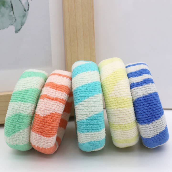 ACCITY - Wholesale Hair Tie - FASHION WIDENED HAIR TIES(5PCS/BOX)_CWAHA050413