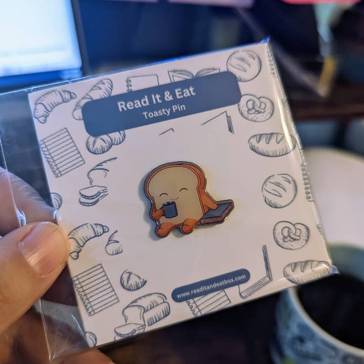 Coffee Pin| Bookish Pin | Food Pin | Read It & Eat for wholesale by Read It & Eat
