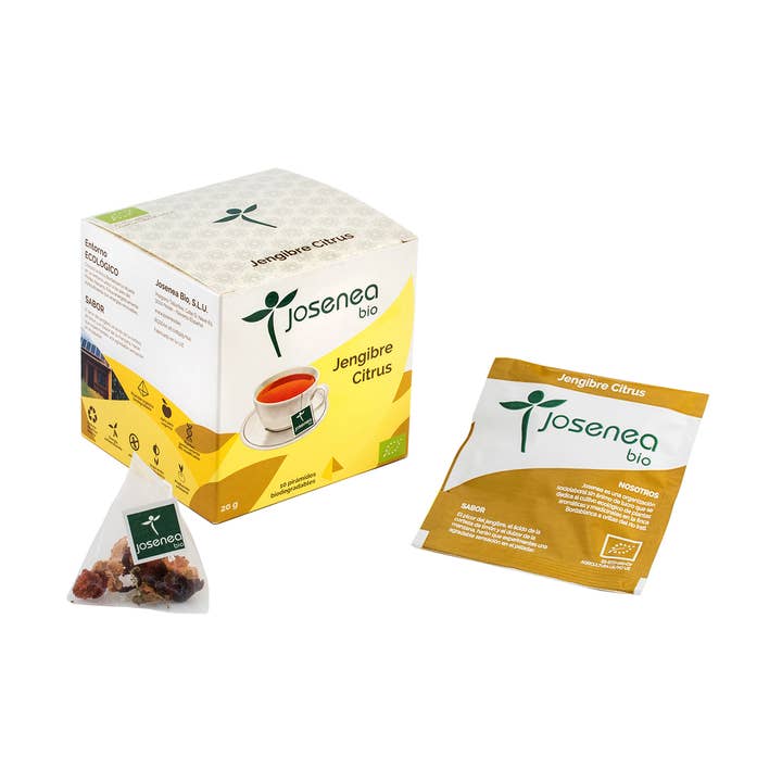 Jus de gingembre aux agrumes bio Josenea pour la vente par Josenea BIO