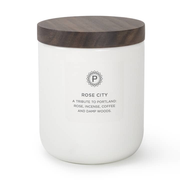 Vela de Soja Mini de Cerâmica Rose City 4 OZ (Pavio de Algodão) por atacado de Penrose Candles