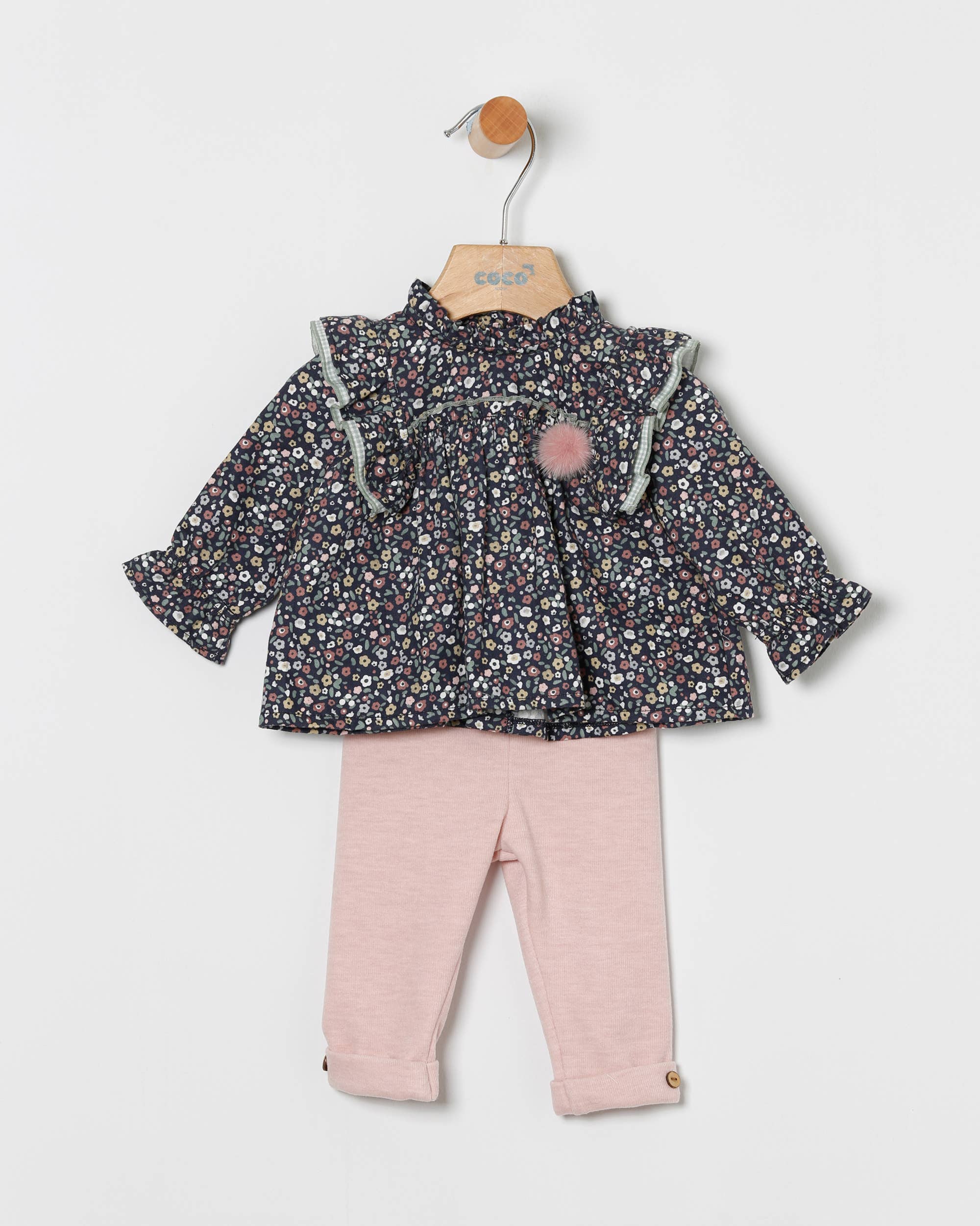 pale pink Blouse + Leggings for wholesale on Faire1