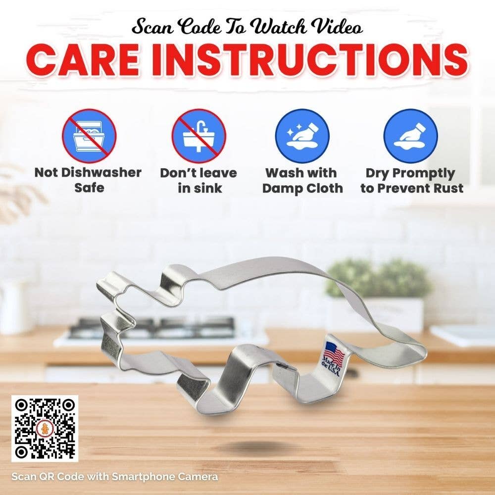 CookieCutter.com - Wholesale Cookie Cutter - Triceratops Dinosaur Cookie Cutter 5 in B11313