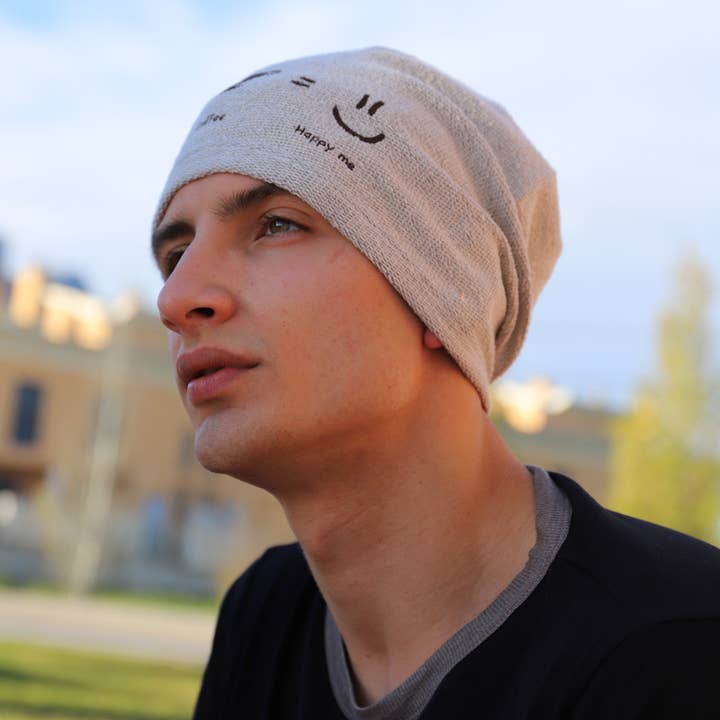 Bonnet 413H sur le thème du café en tissu Sweatshirt inversé pour la vente par Purple Sardine