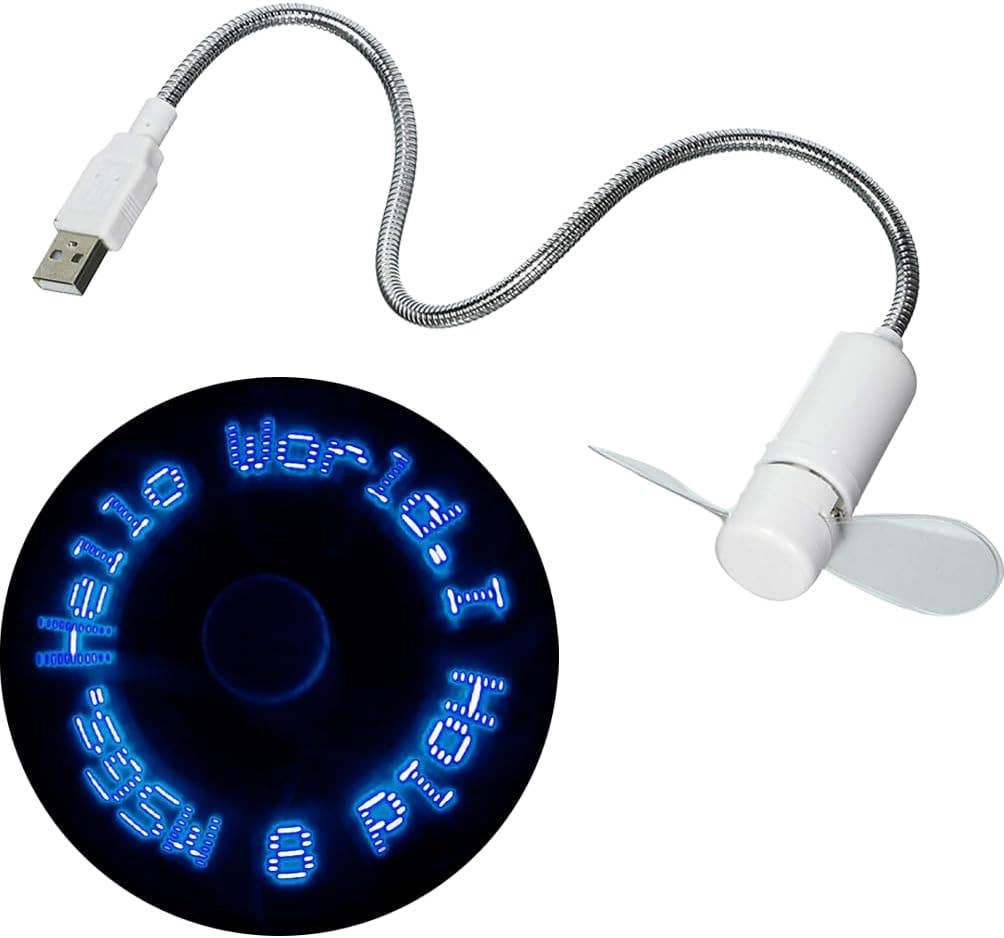 AZ Trading & Import (Toys, RC Toys & More) - Wholesale Handheld Electric Fan - LED Fan (Red)2