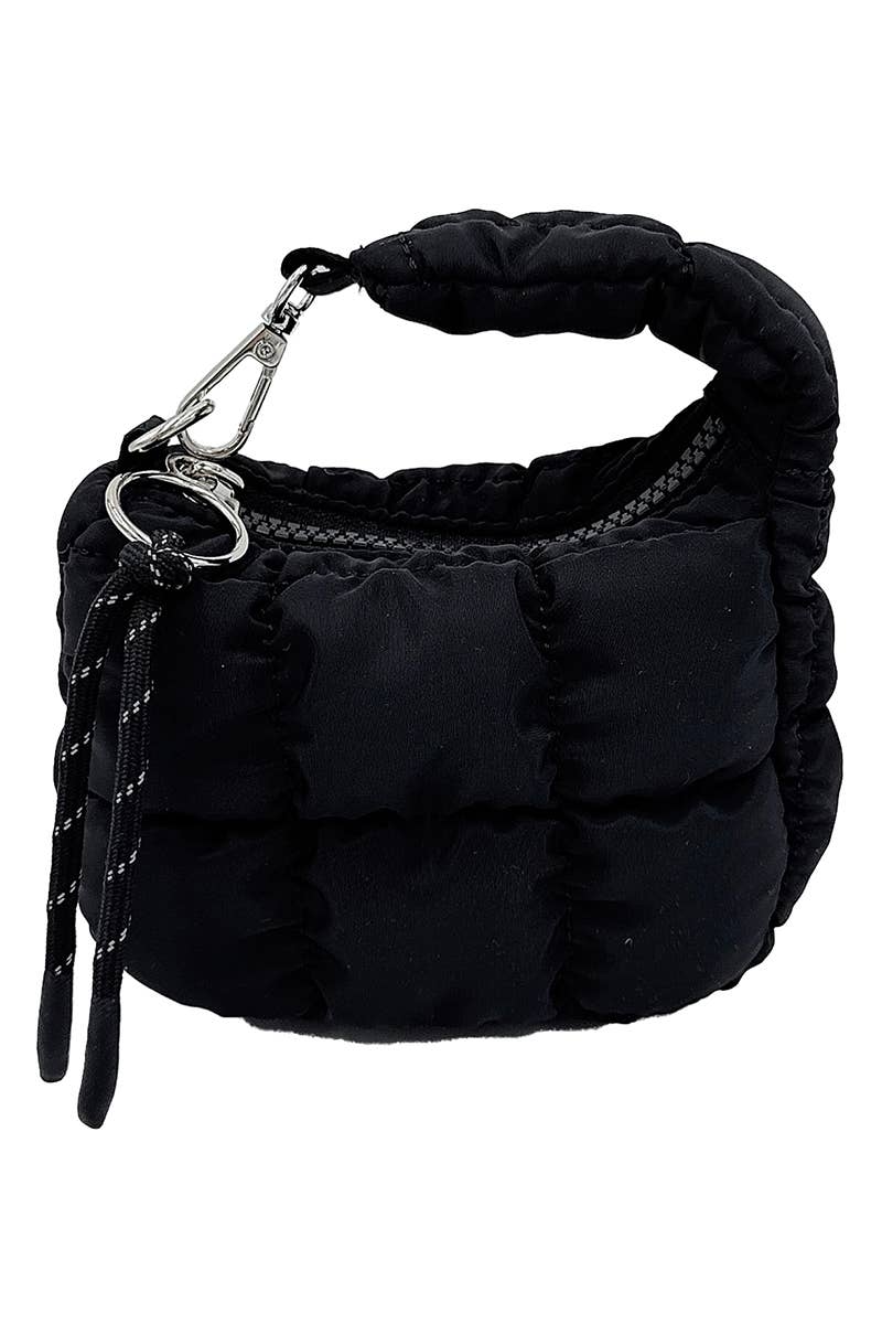 Fashion City – Porta-chaves - Mulher por atacado – Porta-chaves com Bolsa Acolchoada Miniatura3