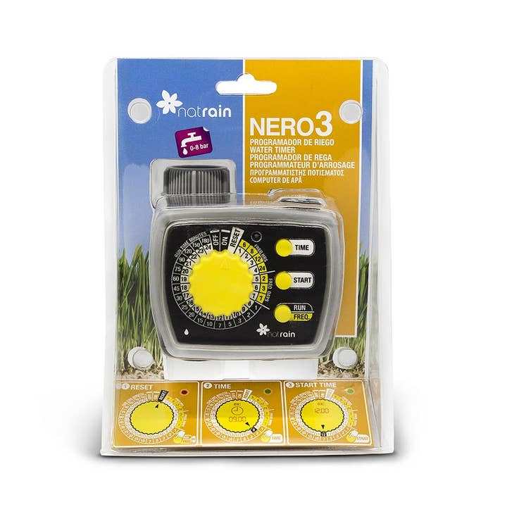 JARDIN Y NATURA OUTDOOR & GARDEN PRODUCTS SL - Wholesale Garden Tool - roll&go irrigation programmer - NERO 33