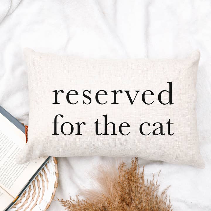 521handmade - Wholesale Throw/Decorative Pillow - Reserved for the Cat Throw Pillow3