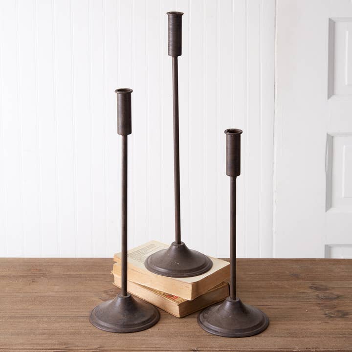 CTW Home Collection - Wholesale Candle Holder - Set of Three Chatham Taper Candle Holders