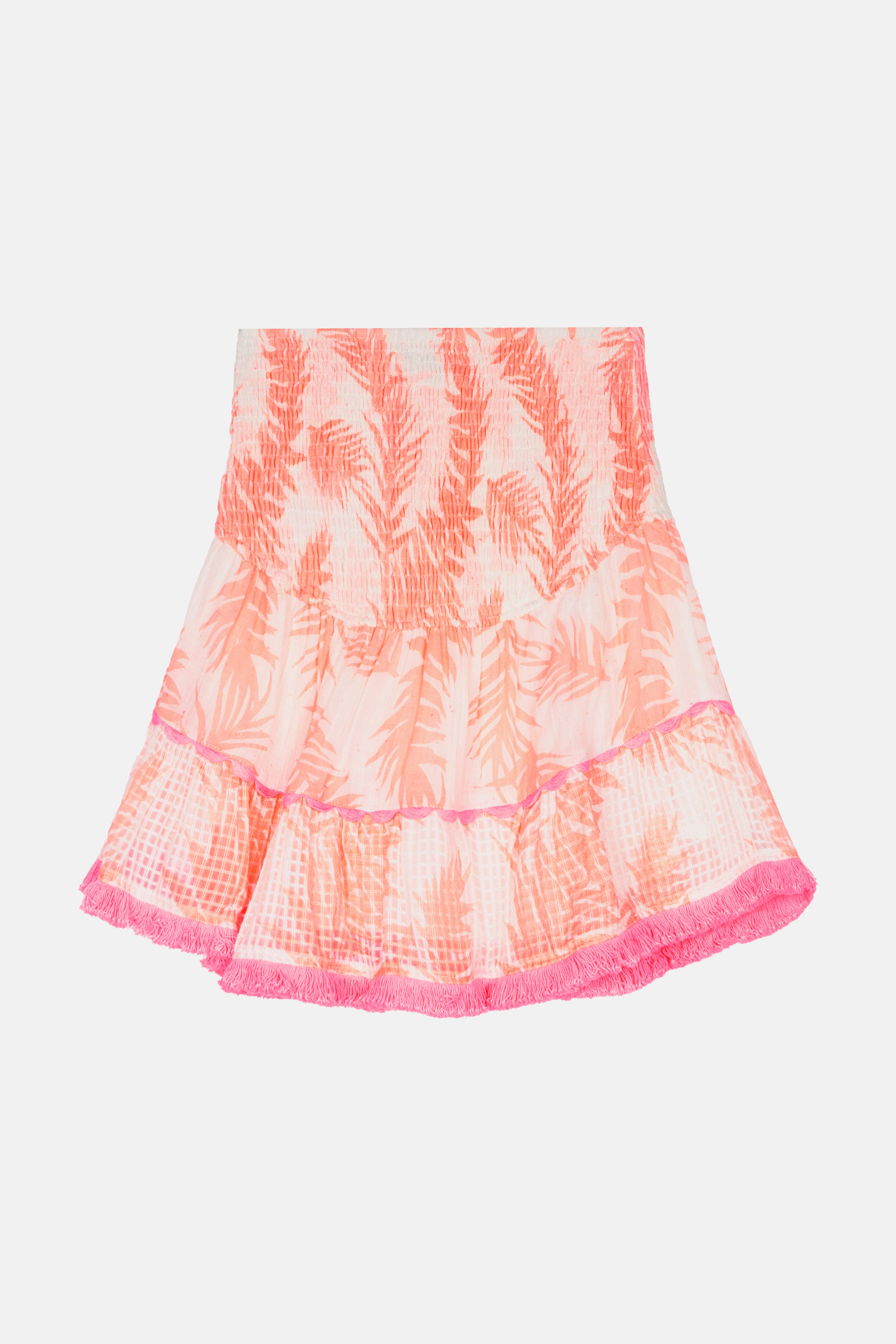 Piti Cuiti - Wholesale Skirt - Women's - NILO NEON ORANGE MINI SKIRT1