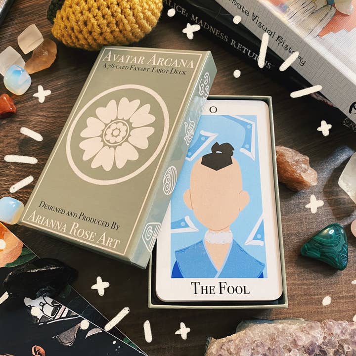 Deck de Tarot Avatar Arcana pour la vente par Arianna Rose Art