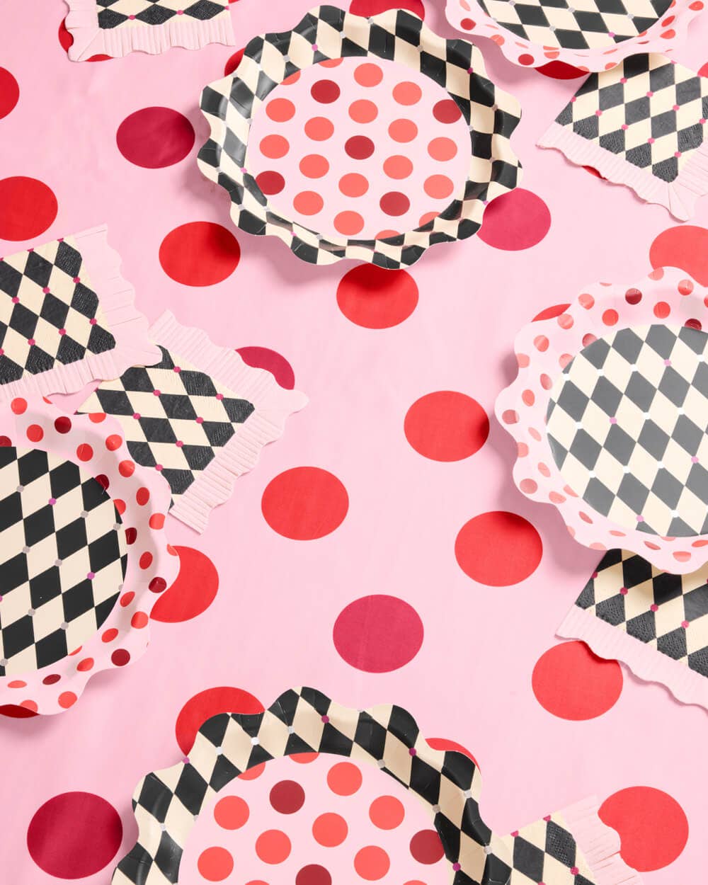 xo, Fetti - Wholesale Tablecloth - Circus Tablecloth - washable tablecloth, pink polka dot5
