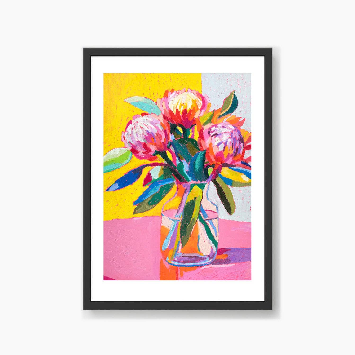 Julia Ockert - Wholesale Art Print - Playful Protea Flowers Art Print4