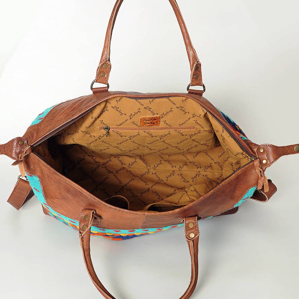LS Western - Vente Sac de voyage – femme - Sac de voyage en laine et cuir du sud-ouest LC-ADBG460 Sac de selle tissé à la main80