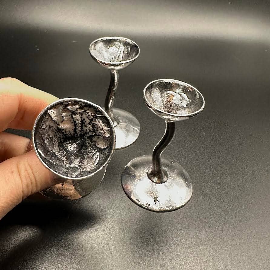 The Crystal Tabby – Großhandel Tischdeko – Mini Silberkelch Kugelhalter3