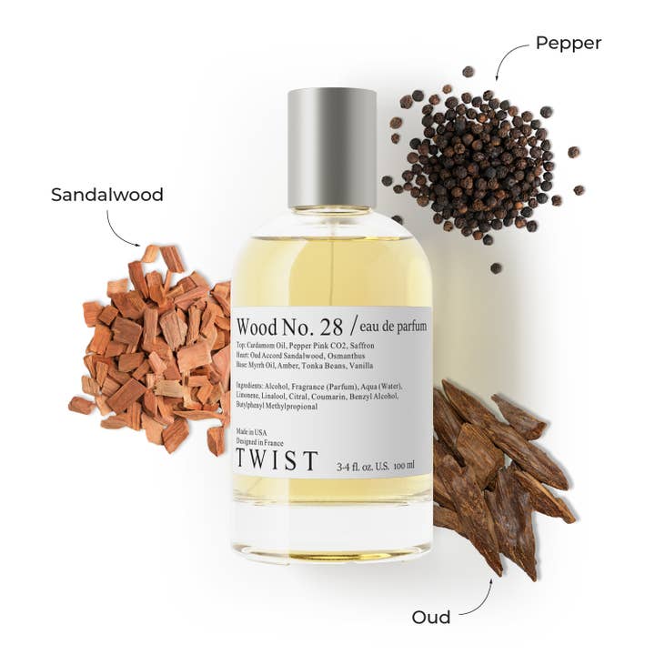 Twist Perfumes – wholesale Perfume/eau de toilette – Twist Wood No. 28 Inspired by T. Oud Wood Perfume