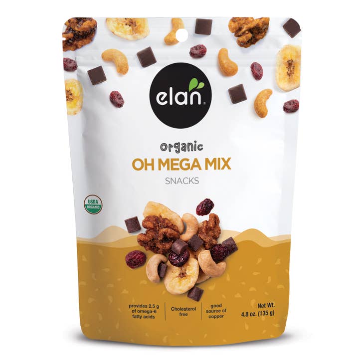 Élan Bio Oh Mega Mélange de Noix, Snacks, Sans Gluten (142 g) pour la vente par Elan